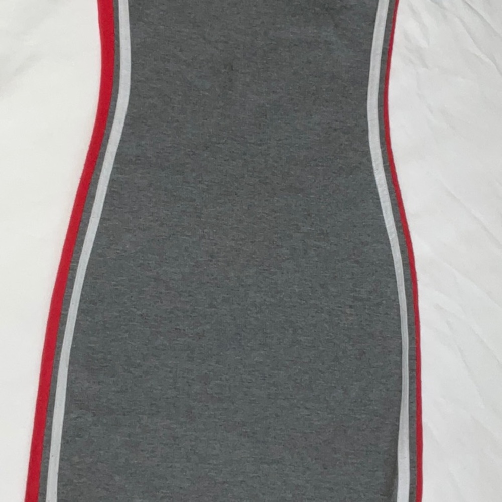 H&M Red and Gray Mini Dress - Picture 6 of 7